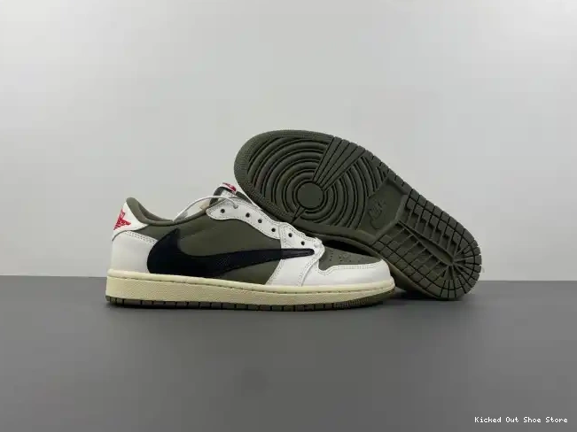 Kick Theory AIR DM7866-200 OLIVE OG JORDAN SCOTT MEDIUM TRAVIS 1 X LOW 0501